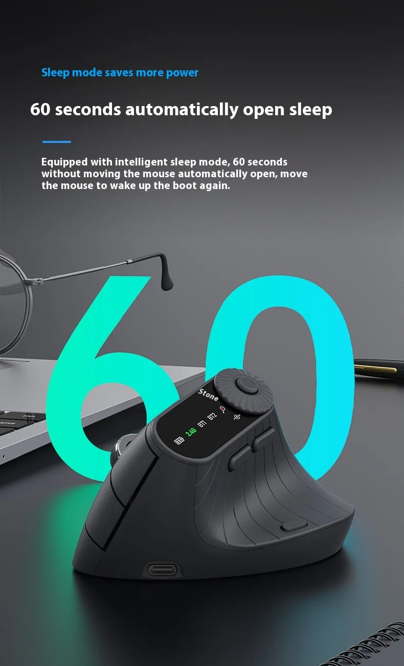 Monster M2 PRO MAX Gaming Mouse Rechargeable Dual Mode DPI Lightweight Custom & Comfortable Ergonomic Vertical Wireless Mouse